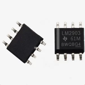 LM2903 یک کامپارات دوگانه کاهش‌حالت از شرکت STMicroelectronics است که برای کاربردهای مختلف الکترونیکی طراحی شده است.