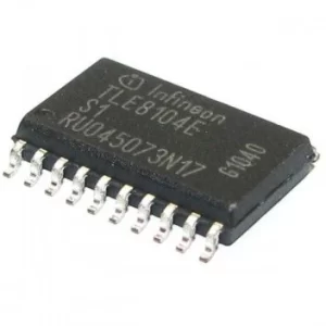 TLE8104E یک توصیف‌کننده چهار‌کانال سیم‌پیکر (SPI) برای کاربردهای خودرو است که توسط Infineon توسعه داده شده است. این ماژول برای کنترل و تشخیصات سیم‌پیکرهای پایین سیستم‌های خودرو طراحی شده و دارای مقاومت بالا در برابر جریانات بیش از حد و دماهای بالا است