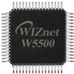 W5500 یک کنترلر اترنت از شرکت WIZnet است که از پروتکل‌های شبکه مختلف مانند TCP، UDP، IPv4 و غیره پشتیبانی می‌کند و به صورت سخت‌افزاری عمل می‌کند.