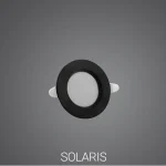 پنل ال‌ ای‌ دی 7 وات بدنه مشکی دایره ای پارس شعاع توس