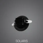 پنل ال‌ ای‌ دی 7 وات بدنه مشکی دایره ای پارس شعاع توس